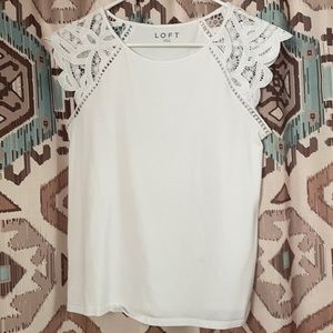 LOFT white shirt